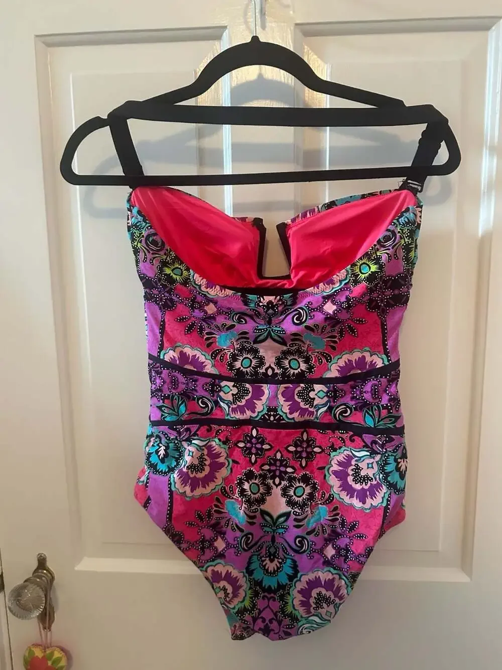 Nanette Lepore Bali Batik Seductress One Piece Swimsuit